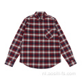 Herfst / winter stijl heren 100% katoen geweven shirts